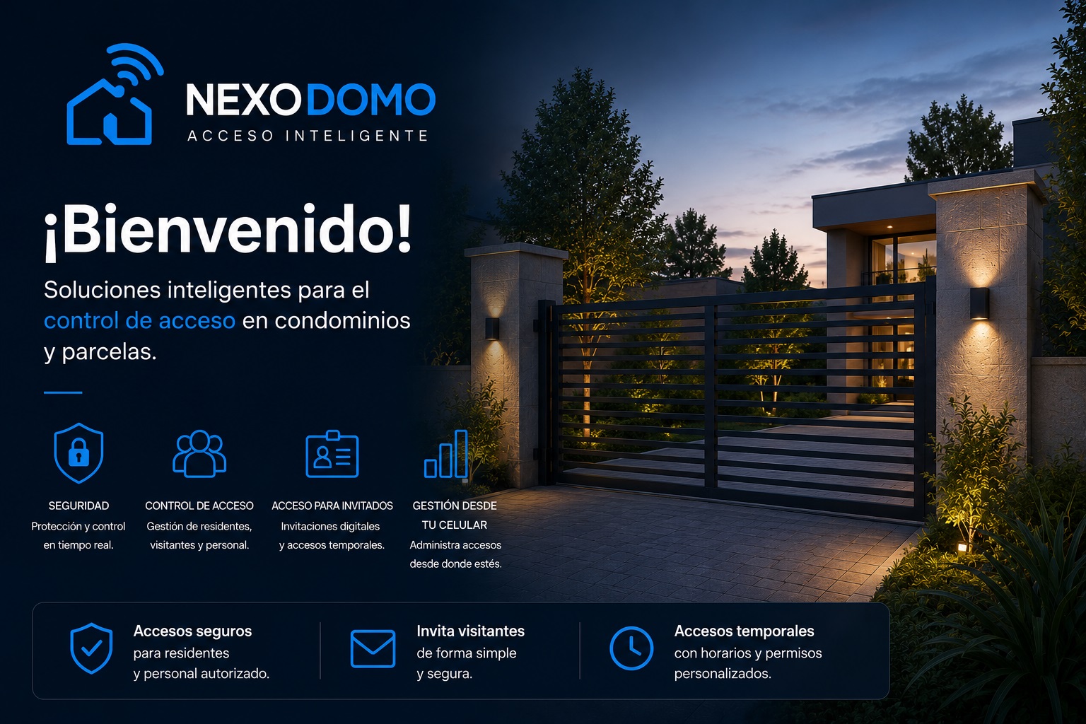 NexoDomo bienvenida